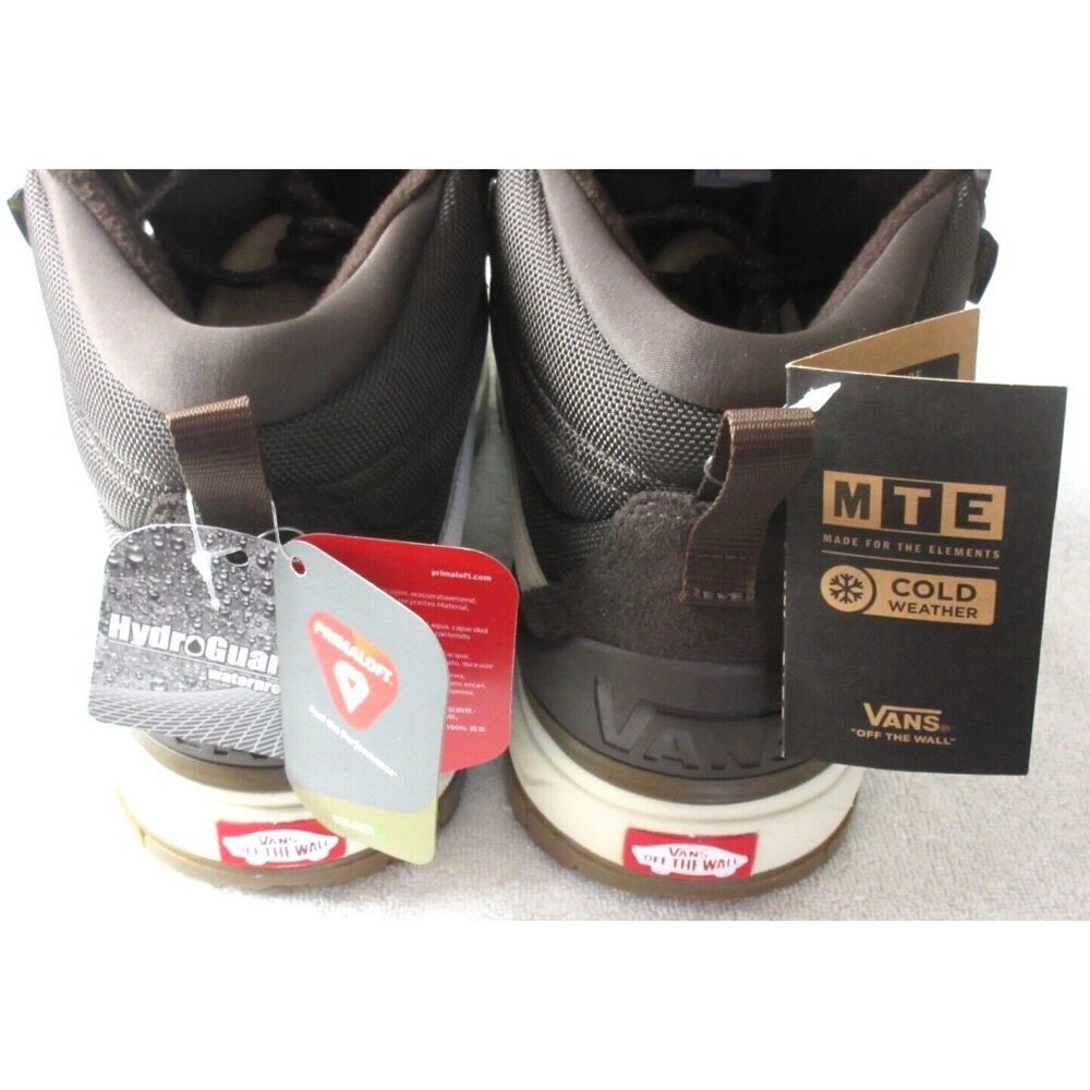 Vans Men's UltraRange Exo Hi MTE-2 All Weather Boots Demitasse Brown Size 11 NIB - Picture 6 of 6